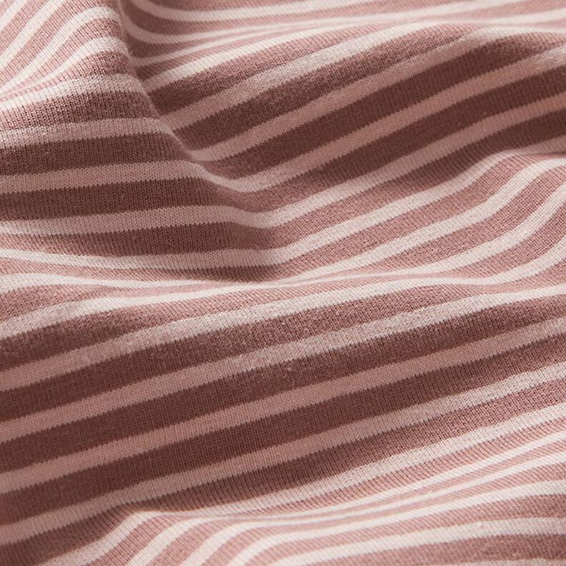 Narrow Stripes Cotton Jersey – light dusky pink/dark dusky pink,  image number 2