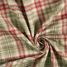 Decor Fabric Half Panama Heart and Check – anemone/light khaki,  thumbnail number 3