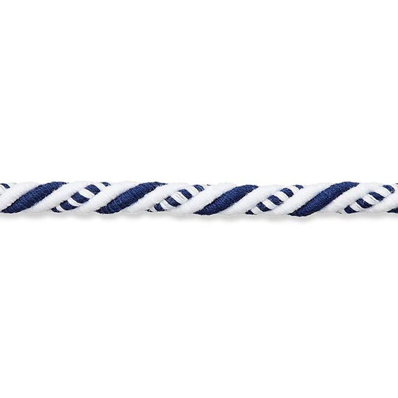 Cord Nautical [8mm] – white/blue,  image number 2