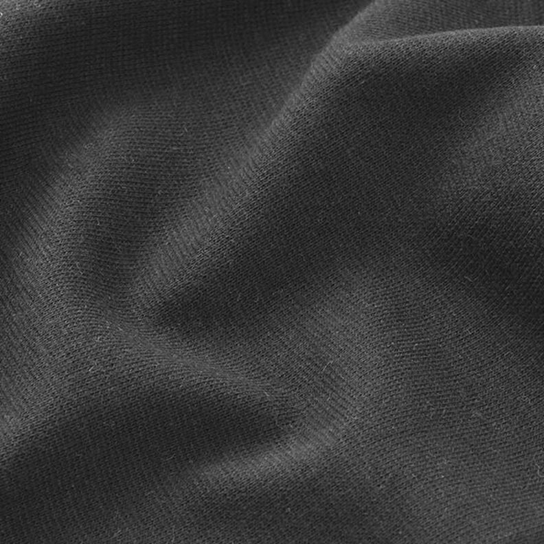 Cuffing Fabric Plain – black,  image number 4