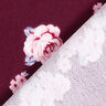 Roses Polyester Jersey – merlot,  thumbnail number 4