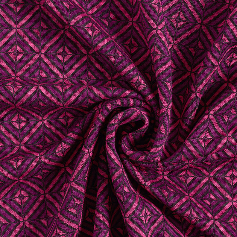 Diamonds knitted jacquard – intense pink/lilac,  image number 4