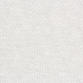 Decorative jacquard fabric, wavy lines – light grey, 