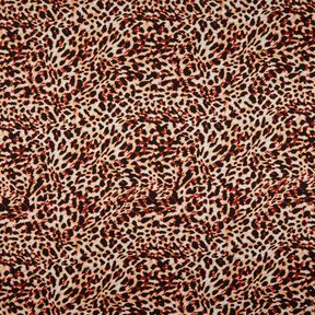 Viscose Jersey small leopard print – terracotta/apricot, 