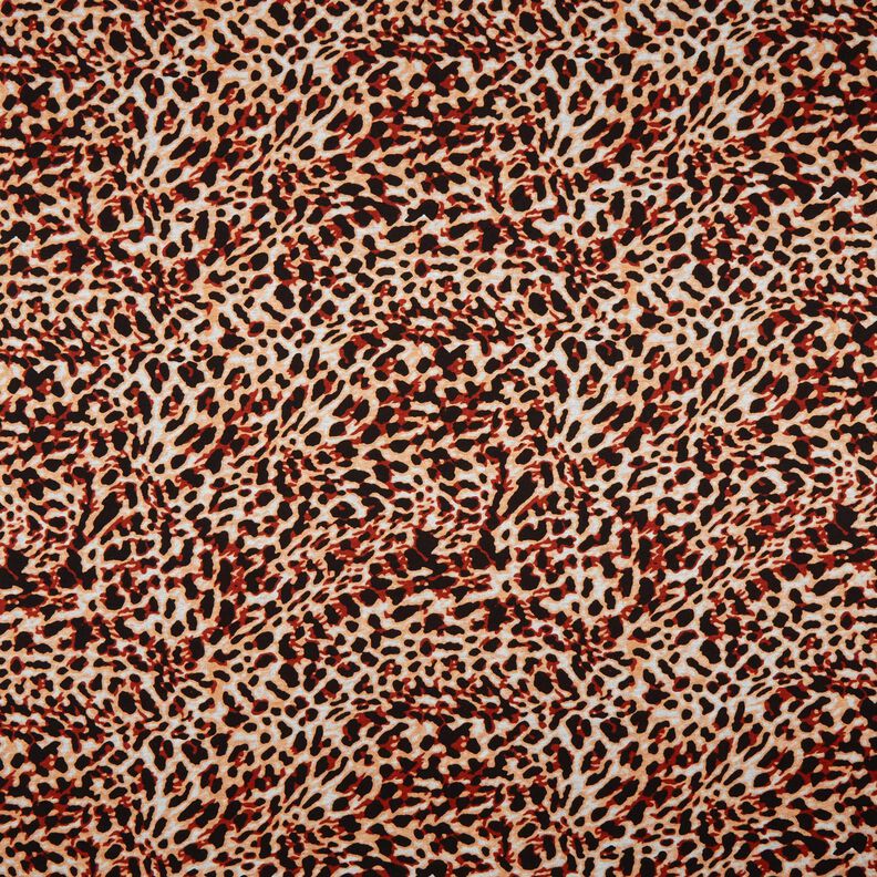 Viscose Jersey small leopard print – terracotta/apricot,  image number 1