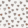 Cotton Jersey colourful hearts – white,  thumbnail number 1