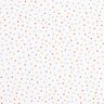 Decor Fabric Sateen colourful little dots – white,  thumbnail number 1