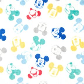 Cosy Fleece Licensed Fabric Mickey faces | Disney – ivory, 