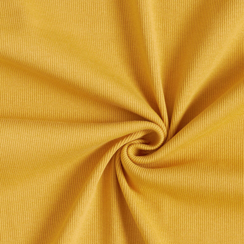 Fine rib Cotton Jersey – mustard,  image number 1