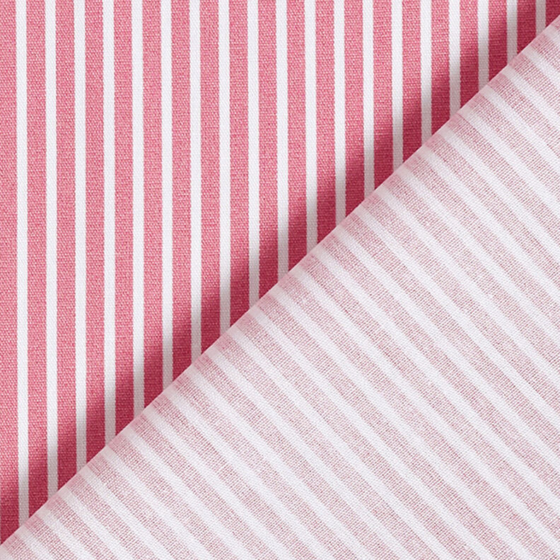 Cotton Poplin Stripes – pink/white,  image number 4