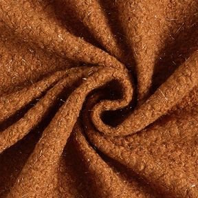 Shiny Threads Bouclé Knit – caramel, 