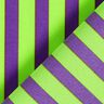 vertical stripes carnival fabric – neon yellow/lilac,  thumbnail number 4