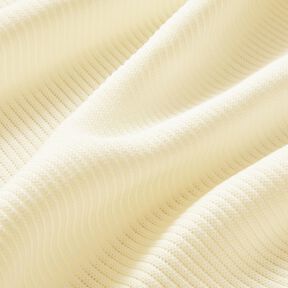 Plain ribbed knit – offwhite, 