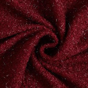 Shiny Threads Bouclé Knit – burgundy, 