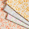 Decor Fabric Sateen sea of blooms – peach orange/white,  thumbnail number 5