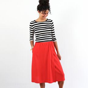 FRAU GINA - Wrap-look skirt with side seam pockets, Studio Schnittreif | XS - XL, 