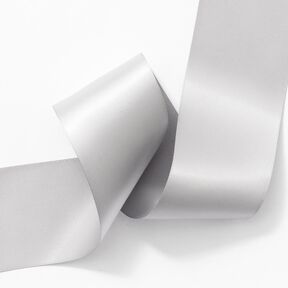Satin Ribbon [50 mm] – light grey, 