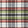 Coat fabric double-face tartan – grey/carmine,  thumbnail number 6