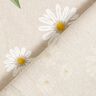 Decor Fabric Half Panama scattered daisies – natural/white,  thumbnail number 4