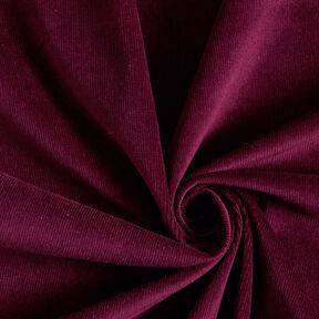 Stretchy fine corduroy – burgundy, 