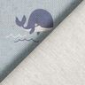 Decor Fabric Half Panama jolly whales – blue,  thumbnail number 4