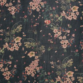 Chiffon flower meadow – black, 