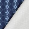 Cotton Jersey Argyle pattern – navy blue/light wash denim blue,  thumbnail number 4