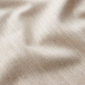 Decor Fabric Half Panama Subtle Texture – anemone/light beige, 