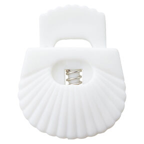 Cord Stopper Shell [Opening: 8 mm] – white, 