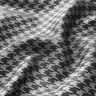 Lining Fabric Jacquard Houndstooth – light grey/dark grey,  thumbnail number 2