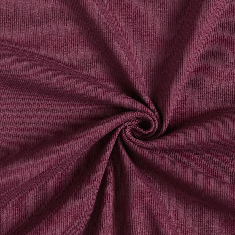 Fine rib Cotton Jersey – merlot,  image number 1