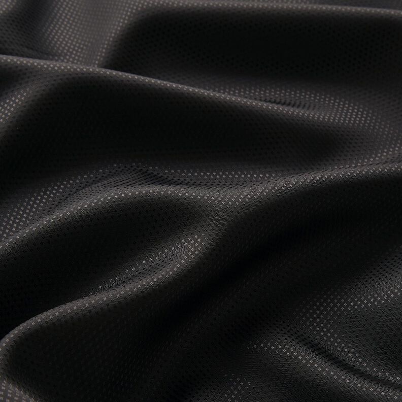 Lining Fabric Jacquard Mini Diamonds – black,  image number 2