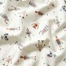 Cotton Jersey friendly robots Digital Print – offwhite,  thumbnail number 2