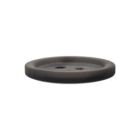 Basic 2-Hole Plastic Button - grey, 