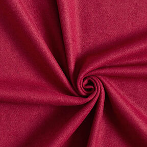 Plain Wool Blend Coating Fabric – dark red, 