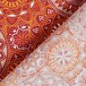 Cotton Cretonne Mandala Collage – terracotta,  thumbnail number 4