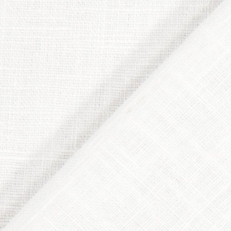 Linen fabric Ramie mix medium – white,  image number 4