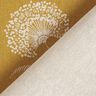Decor Fabric Half Panama dandelions – natural/curry yellow,  thumbnail number 5