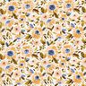 Sea of flowers cotton poplin – cashew/white,  thumbnail number 1