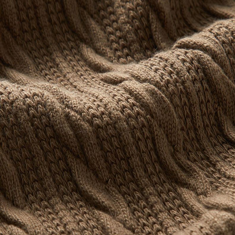 Knit Cloqué Cable Pattern – dune,  image number 2