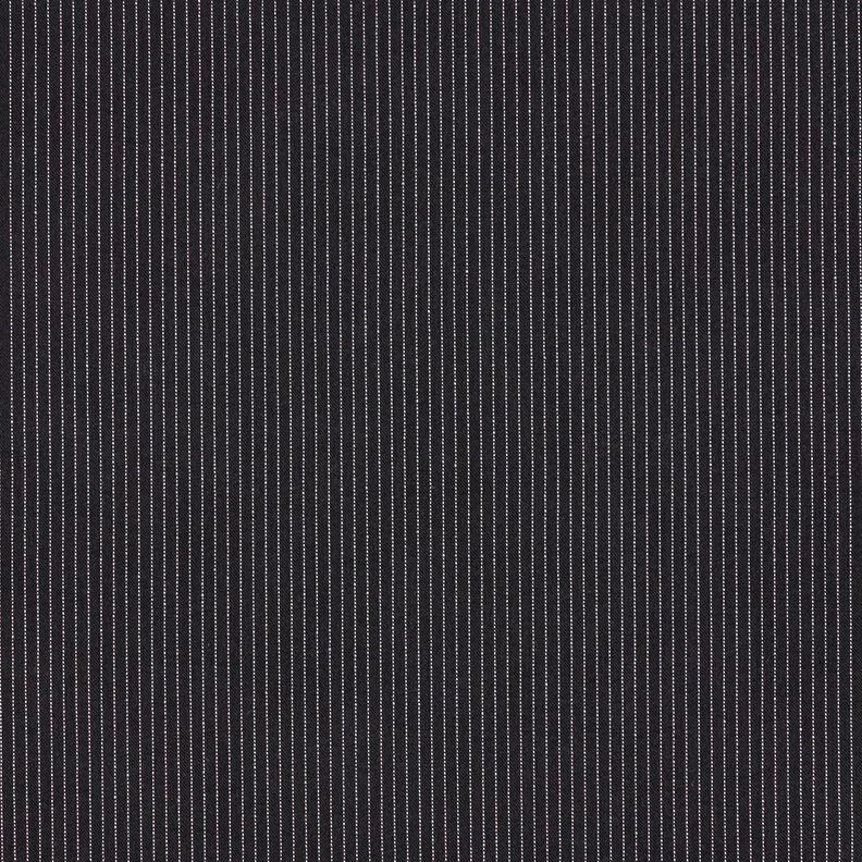 Trouser fabric small pinstripes – black,  image number 1