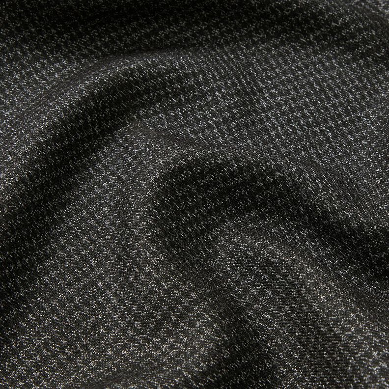 Stretch Trouser Fabric blurred check – anthracite,  image number 2