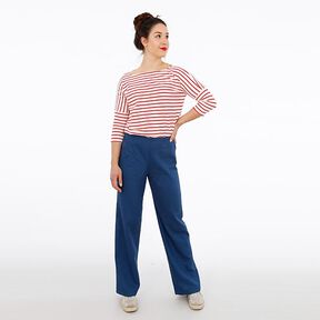 FRAU ELENA - plain trousers with a straight leg, Studio Schnittreif | XS - XXL, 