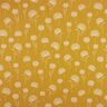 Decor Fabric Half Panama dandelions – natural/curry yellow,  thumbnail number 1