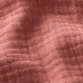 Triple-Layer Cotton Muslin Plain – dusky pink, 