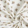 Cotton Jersey Glitter bees – ivory,  thumbnail number 3