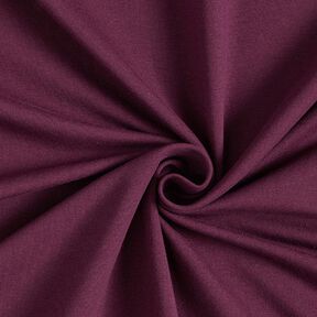 GOTS French Terry | Tula – aubergine, 