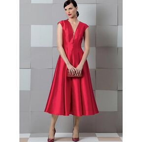 Misses' Dress and Dickie, Very Easy Vogue 9292 | 6 - 22, 