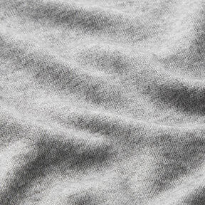 Knit Fabric Viscose Blend Mottled – silver grey, 