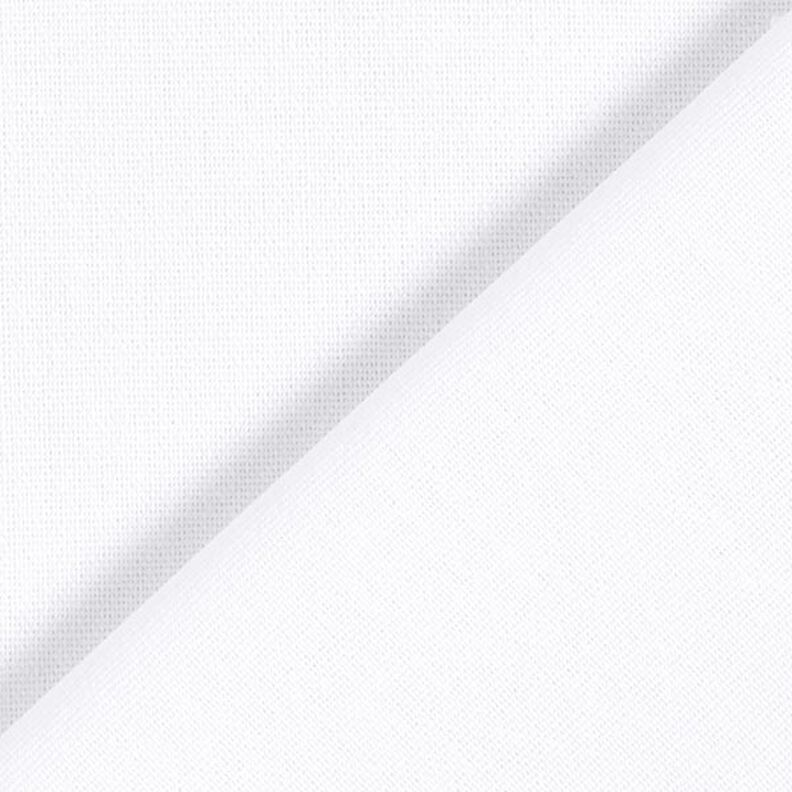 Viscose Linen Blend Plain – white,  image number 3